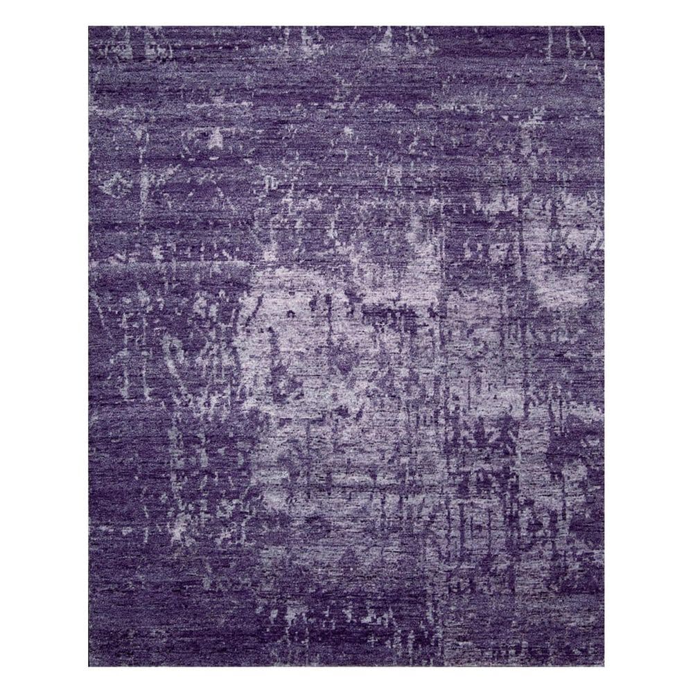Nourison Silk Shadows SHA10 7'9" x 9'9" Amethyst Area Rug, , large