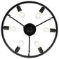 Golden Lighting Castile 6-Light Semi Flush in Matte Black, , large
