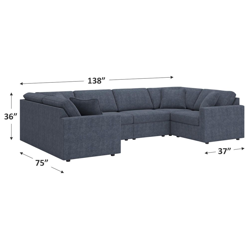 Ashley Modmax 6-Piece Sectional in Ink, , large