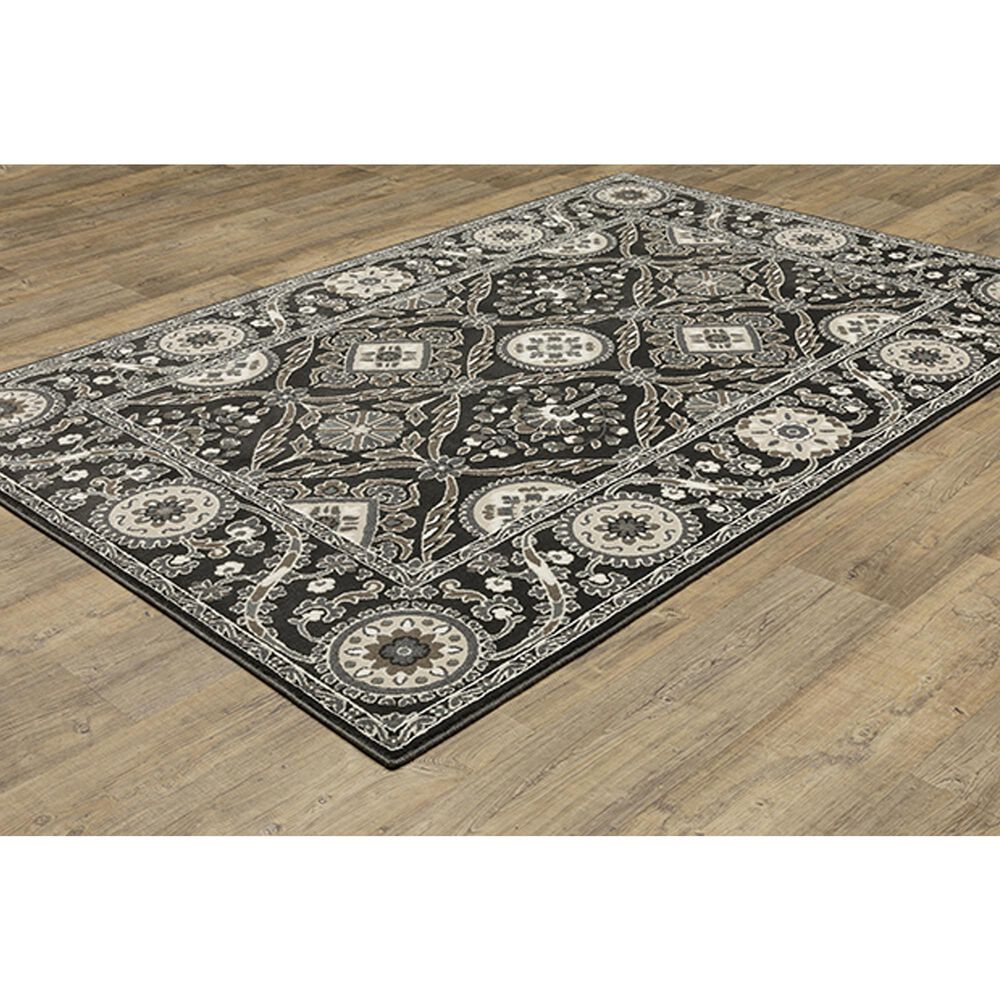 Oriental Weavers Raylan Oriental 5&#39;3&quot; x 7&#39;6&quot; Black Area Rug, , large