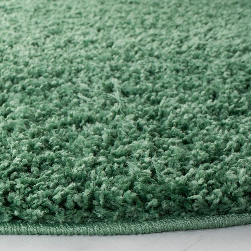 Safavieh Venus Shag 6&#39;7&quot; Round Green Area Rug, , large