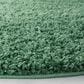 Safavieh Venus Shag 6"7" Round Green Area Rug, , large