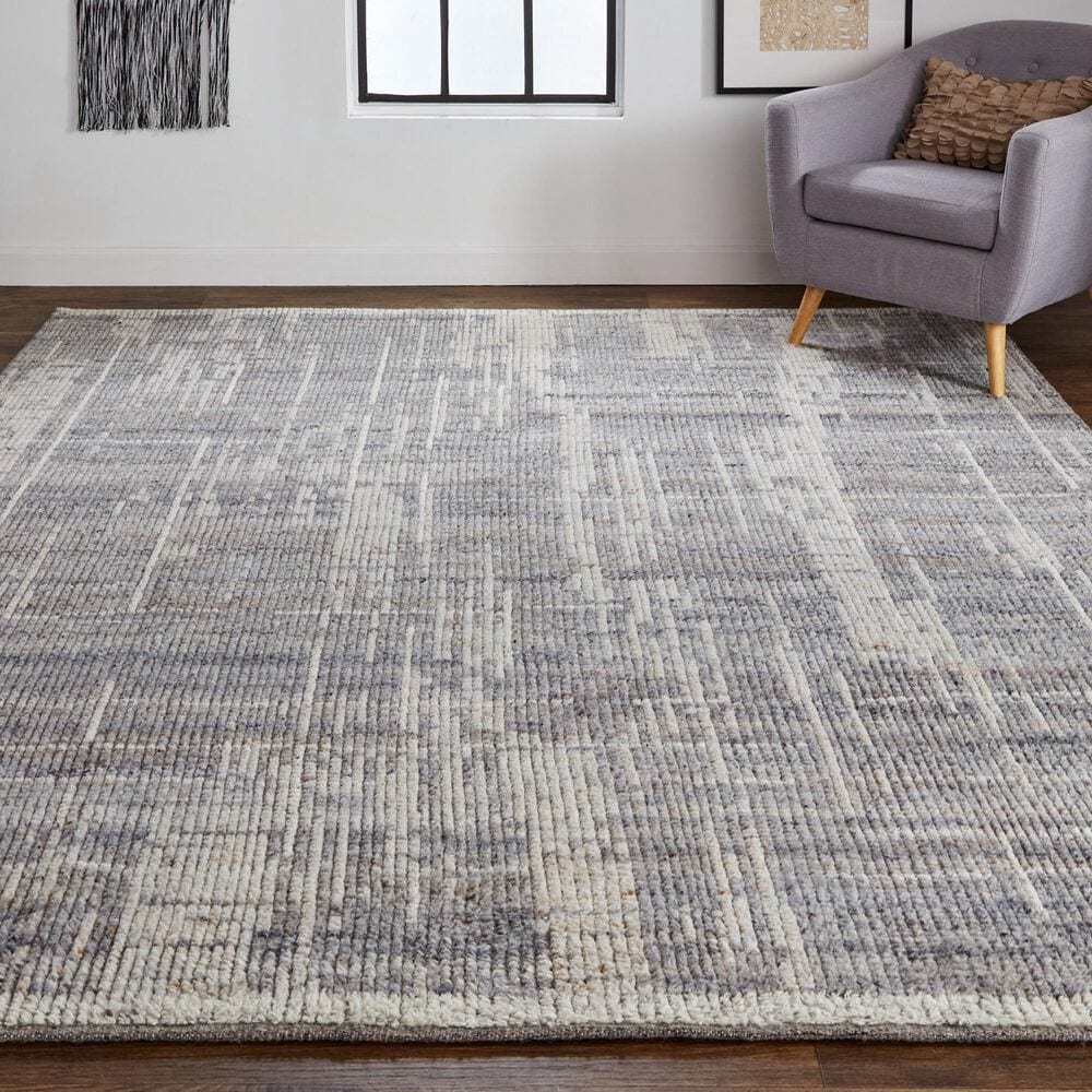 Feizy Alford 3&#39;6&quot; x 5&#39;6&quot; Gray and Multicolor Area Rug, , large