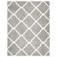 Safavieh Parma Shag PMA521G 9" x 12" Grey and Cream Area Rug, , large