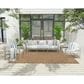 Nourison Twist Reversible 6" x 9" Natural Indoor/Outdoor Area Rug, , large