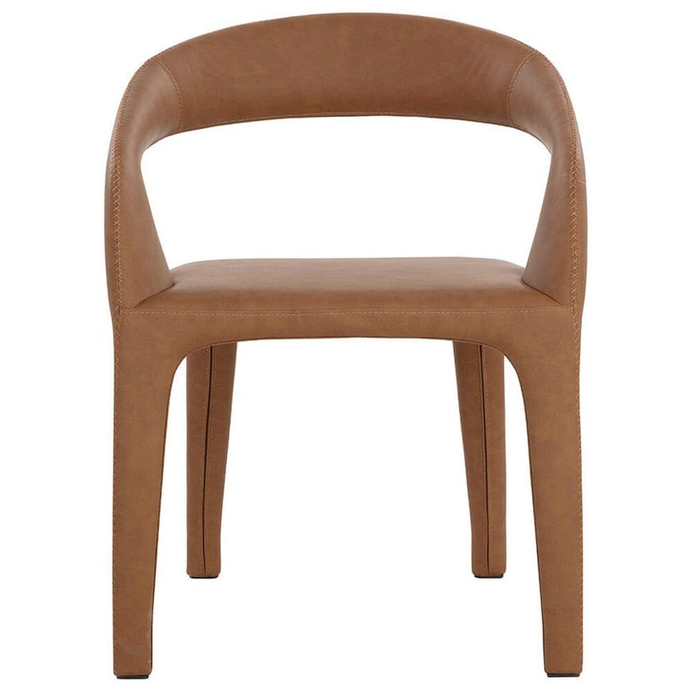 37B Atika Dining Arm Chair in Milliken Cognac, , large