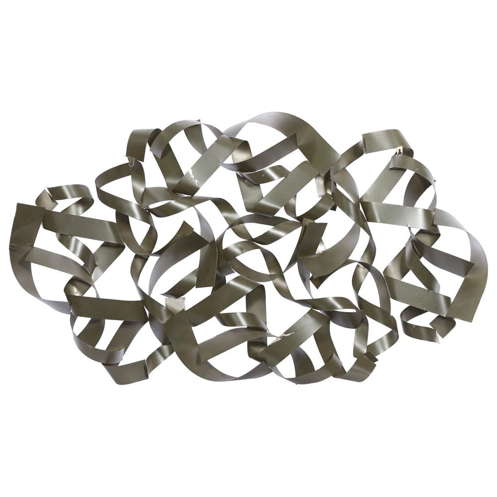 Maple and Jade 32&quot; x 53&quot; Abstract Wall Decor in Dark Grey, , large