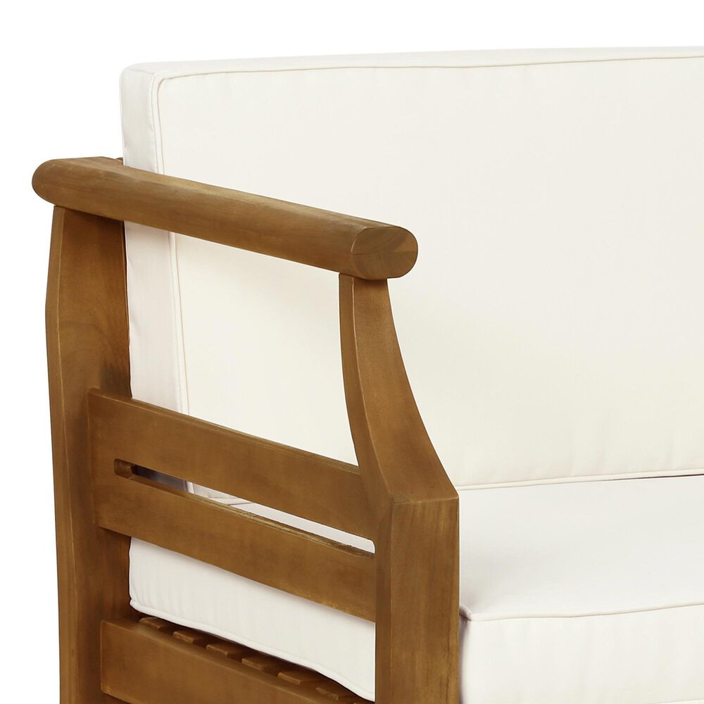 Linon Home Decor Arlen Patio Arm Chair in Beige, , large