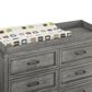 Eastern Shore Foundry Changing Tray in Brushed Pewter, , large