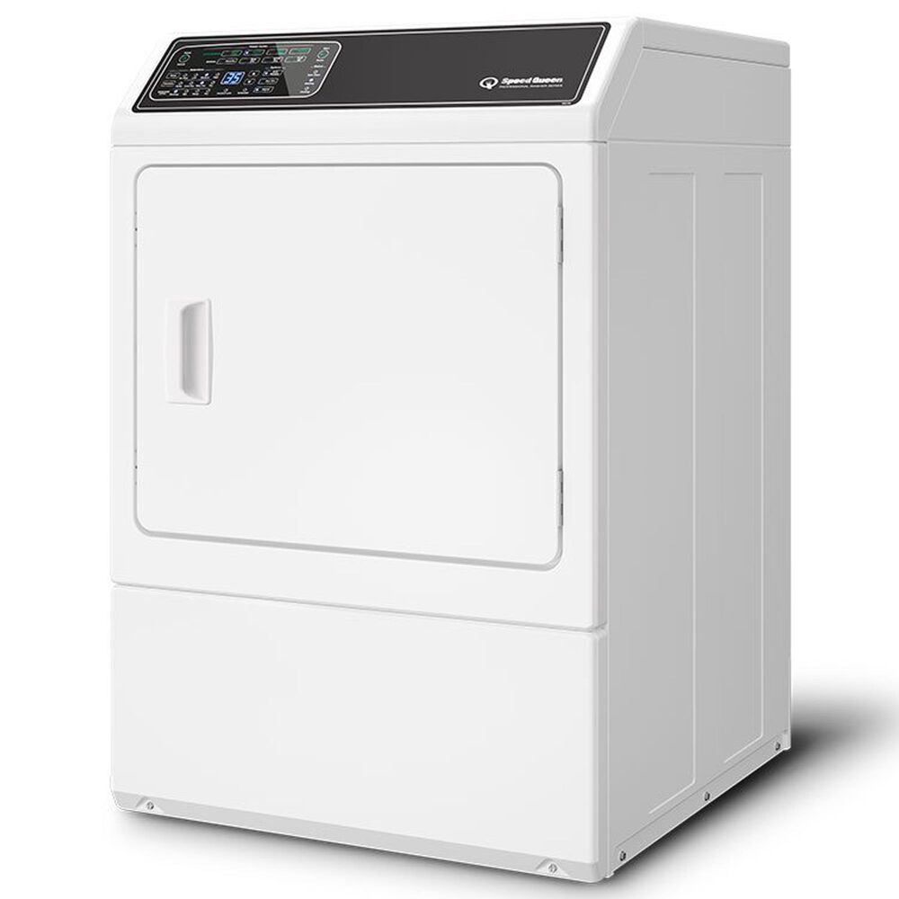 Speed Queen 7.0 Cu. Ft. Front Load Gas Dryer with Moisture Sensor in White, , large