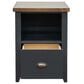Legends Furniture Essex 1-Drawer File Cabinet in Black and Whiskey, , large