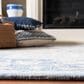 Safavieh Micro-Loop MLP503M 2"3" x 9" Blue and Ivory Runner, , large