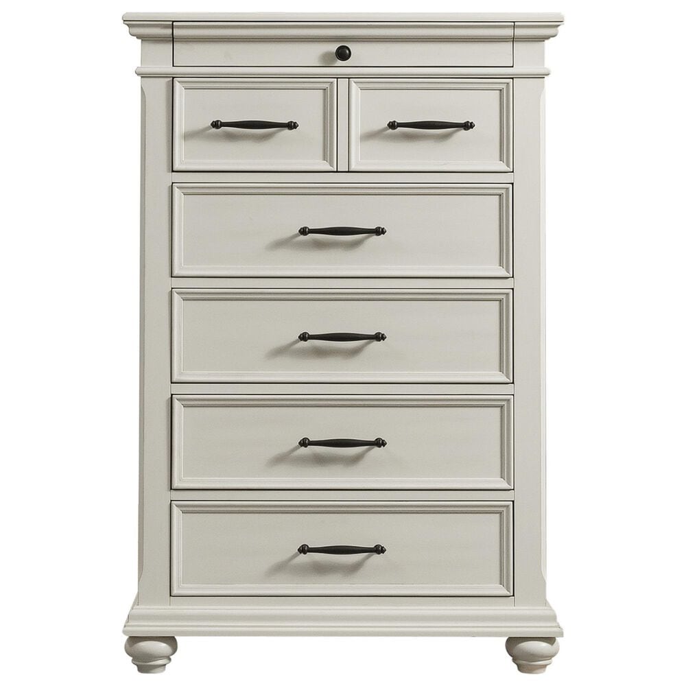 Mayberry Hill Slater 5-Piece Queen Storage Bedroom Set in White, , large