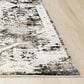 RIZZY Calabria Oriental 5"3" x 7"6" Neutral and Black Area Rug, , large