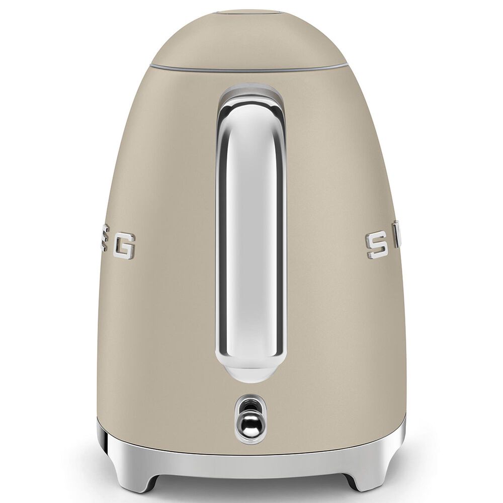 SMEG Retro Style 7-Cup Electric Kettle in Matte Moonlight and Polished Chrome, , large