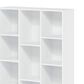 HOMLUX 11-Cube Reversible Open Shelf Bookshelf in White, , large