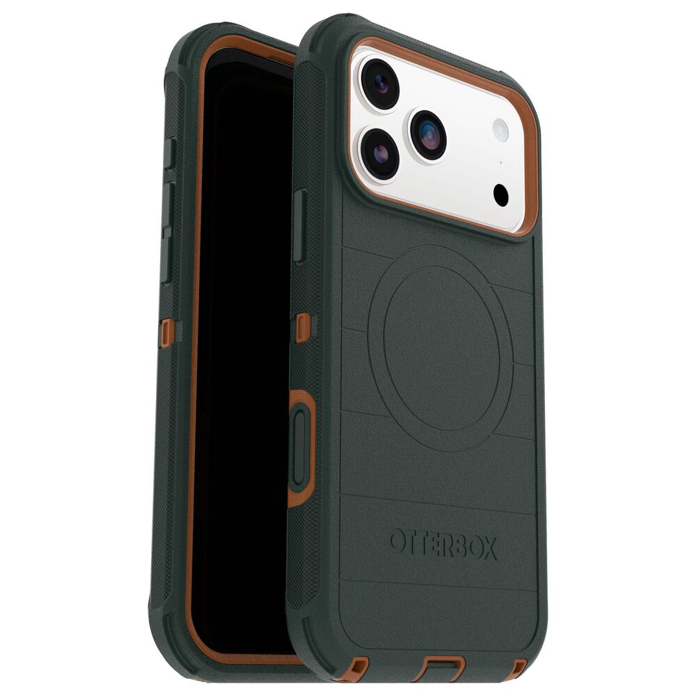 OtterBox Defender Pro MagSafe Case for iPhone 17 Pro Max in Green Intrigue, , large