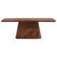 UNIQUE DESIGN Marci Pedestal Dining Table in Brown, , large