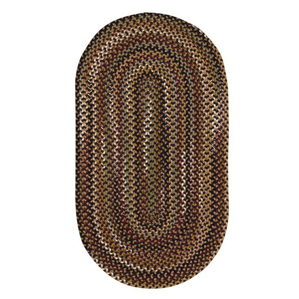 Capel Gramercy 0070 3" x 5" Black Concentric Area Rug, , large