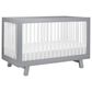 Babyletto Hudson 2 Piece Nursery Set in Grey and White, , large