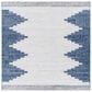 Surya Eagean EAG-2355 Dark Blue, Off-White, Navy and Pale Blue 6"7" Square Indoor/Outdoor Area Rug, , large