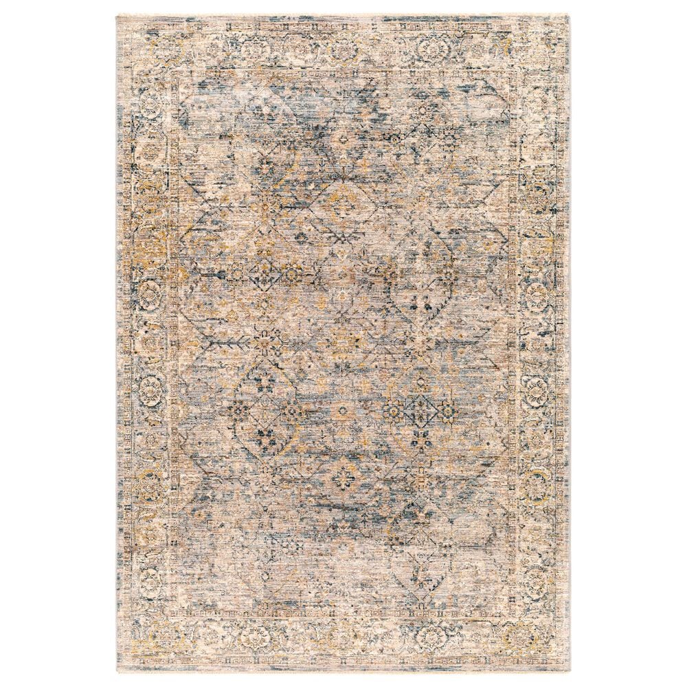 Surya Aspendos 5" x 7"5" Gray, Denim, Wheat, Taupe, Black and Cream Area Rug, , large