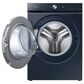 Samsung Bespoke 5.3 Cu. Ft. Front Load Washer and 7.6 Cu. Ft. Electric Dryer Laundry Pair in Brushed Navy, , large