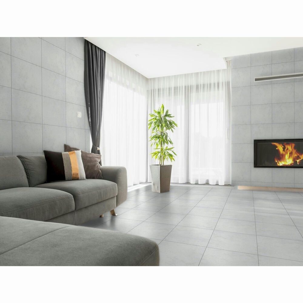 Emser Winter Frost 18&quot; x 18&quot; Marble Tile, , large