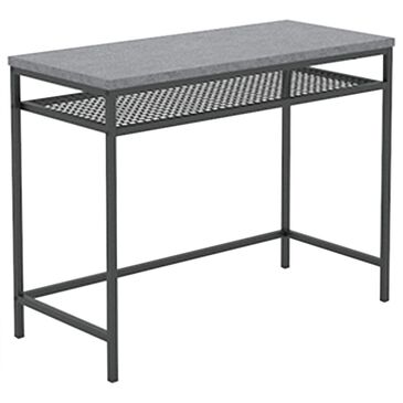 Sauder Market Commons Writing Desk in Slate Gray and Black, , large