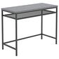 Sauder Market Commons Writing Desk in Slate Gray and Black, , large
