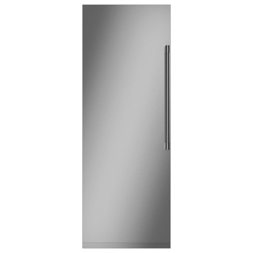 Monogram 30" Fully Integrated Column Door Panel with Left Hand in Stainless Steel, , large