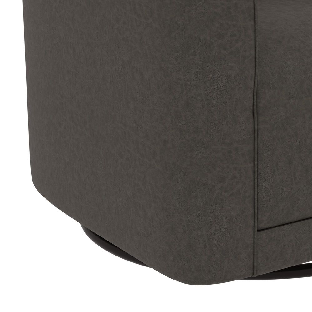 Emerald Home Furnishings Whirlaway Swivel Accent Chair in Durango, , large
