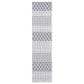 Safavieh Cabana CBN652A 2"2" x 9" Ivory and Grey Performance Runner, , large