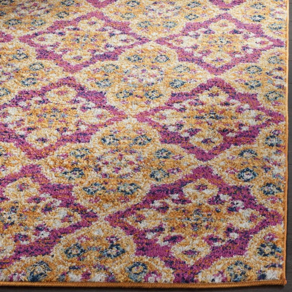 Safavieh Madison MAD605A 4&#39; x 6&#39; Fuchsia and Gold Area Rug, , large
