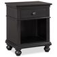 Riva Ridge Oxford 1-Drawer Nightstand in Black, , large