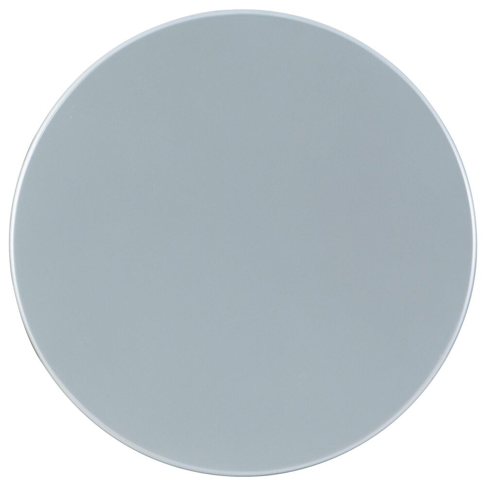 Linon Home Decor Rainbow Round Side Table in Silver, , large