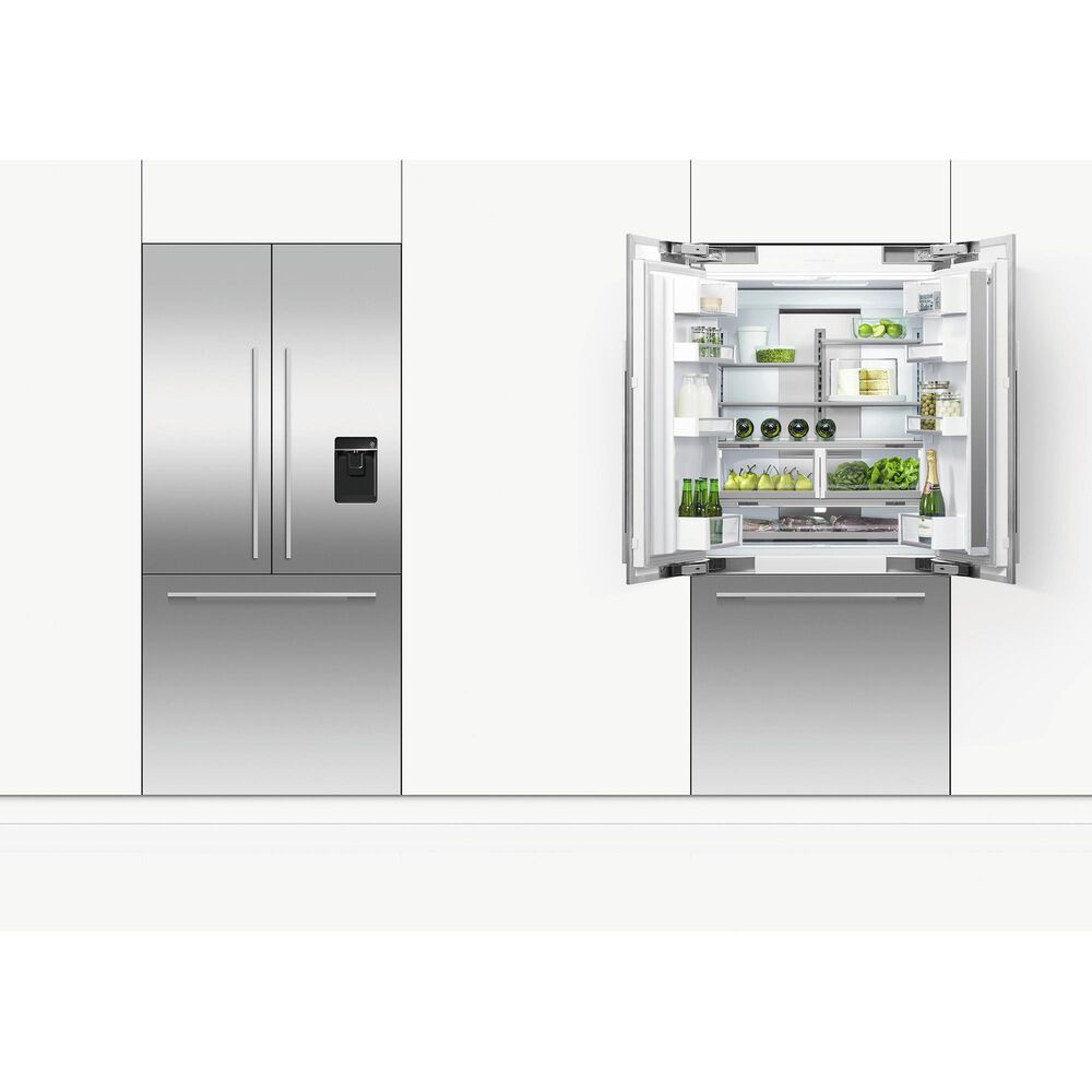 Fisher &amp; Paykel 36&quot; Integrated French Door Panel I&amp;W with 80&quot; High in Stainless Steel, , large