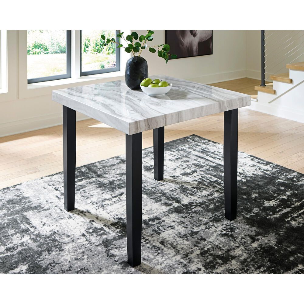 Ashley Mervannie Counter Height Dining Table in Gray and Black - Table Only, , large