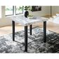 Ashley Mervannie Counter Height Dining Table in Gray and Black - Table Only, , large