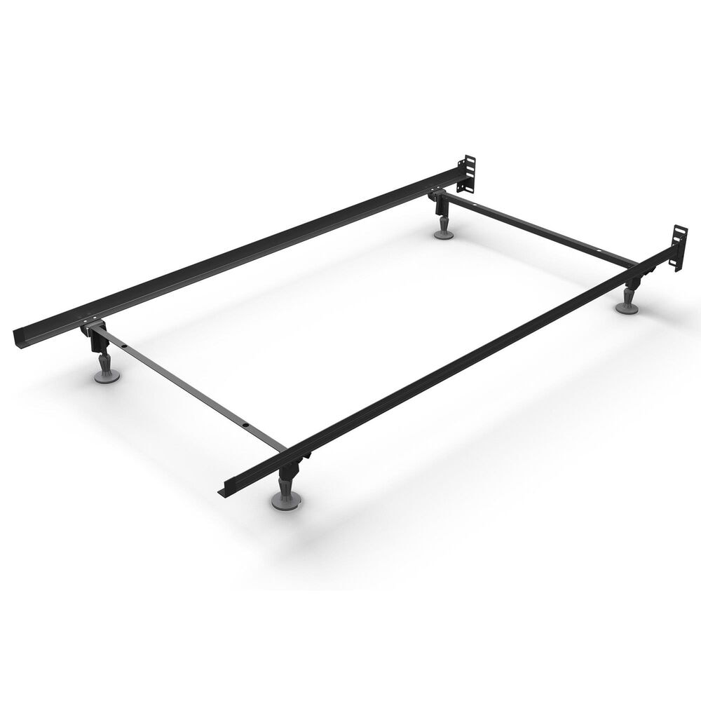 Glideaway Twin Premium Bed Frame with 4 Leg in Black, , large