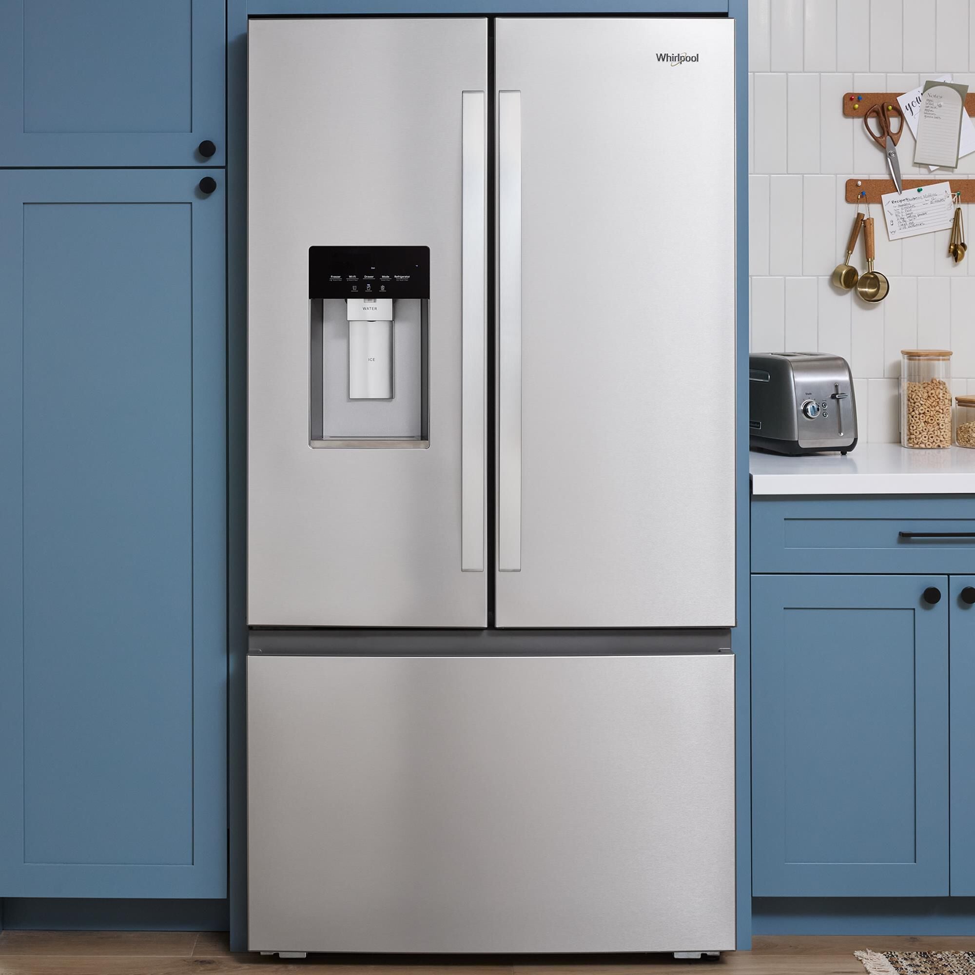 Whirlpool 23.4 Cu. Ft. 3-Door Depth French Door Refrigerator in