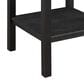 Crown Mark 5 Piece Counter Height Dining Set in Black Finish and Charcoal Upholstery, , large