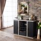 Furniture of America Taylor Buffet in Black/Cement, , large