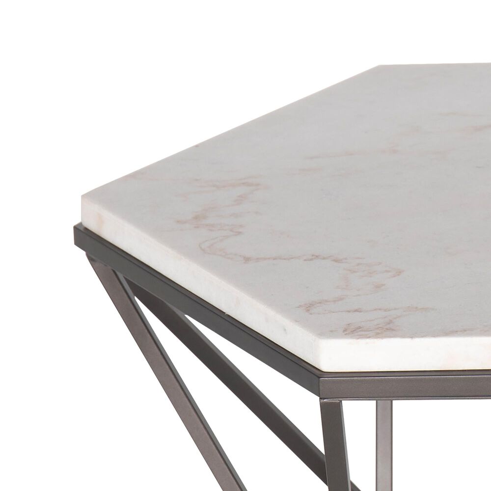 Steve Silver Cara Coffee Table in White, , large