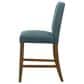 Coaster Paxton Counter Chair with Teal Blue Upholstery in Warm Brown, , large