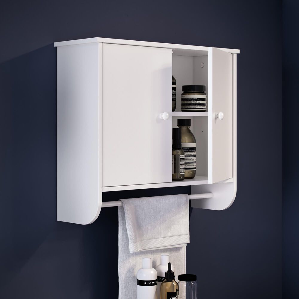RiverRidge Home Medford 2-Door Wall Cabinet in White, , large