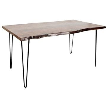 Waltham Nature"s Edge 60" Dining Table in Chestnut and Black - Table Only, , large