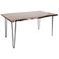 Waltham Nature"s Edge 60" Dining Table in Chestnut and Black - Table Only, , large