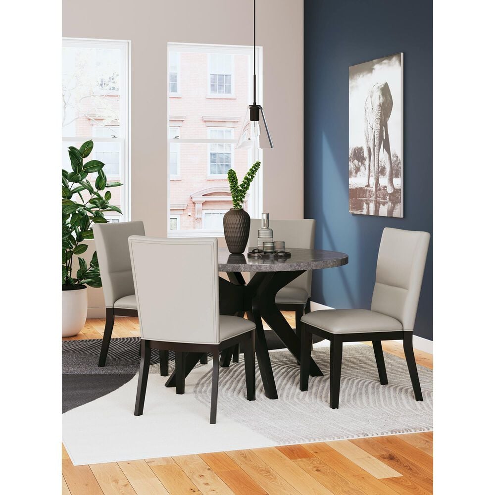 Ashley Glinari Side Chair in Black, , large