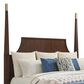 Lexington Furniture Essex King Poster Bed in Walnut and Rose Gold, , large